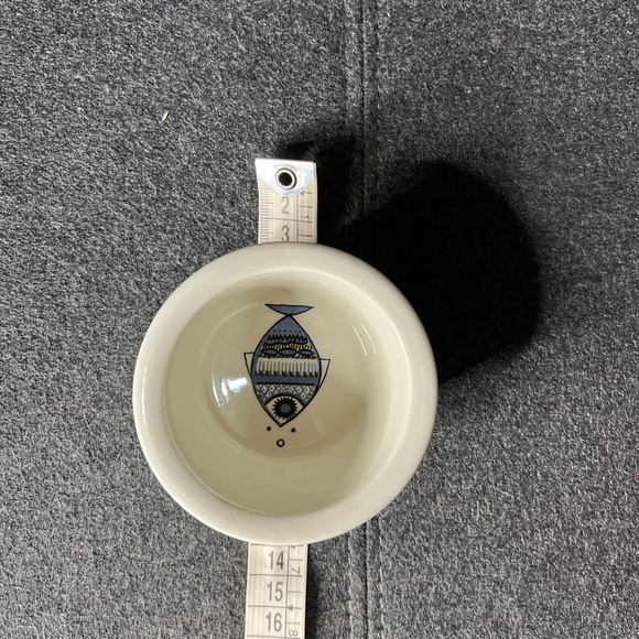 Vintage Villeroy & Boch Blue/Yellow Fish Viking Ramekin Dish Retired - Picture 4 of 4